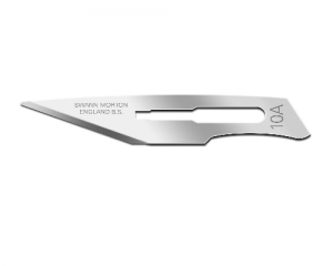 Swann Morton Scalpel Blades, Carbon Steel, Non Sterilized, Blue Box - No. 10A