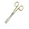 Dressing Scissors Straight 14cm, Gold Rings