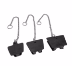 Mouth Props Black with Chain